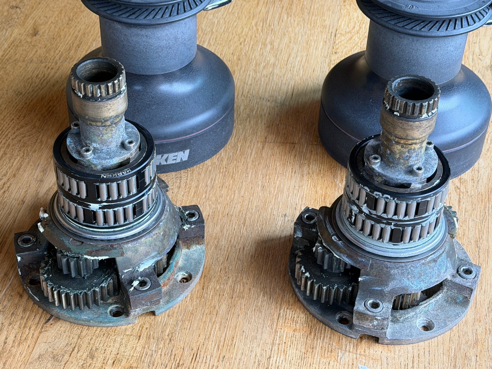 Harken 48 two speed Power Ratio selftailing / st lieren, Watersport en Boten, Ophalen of Verzenden, Gebruikt