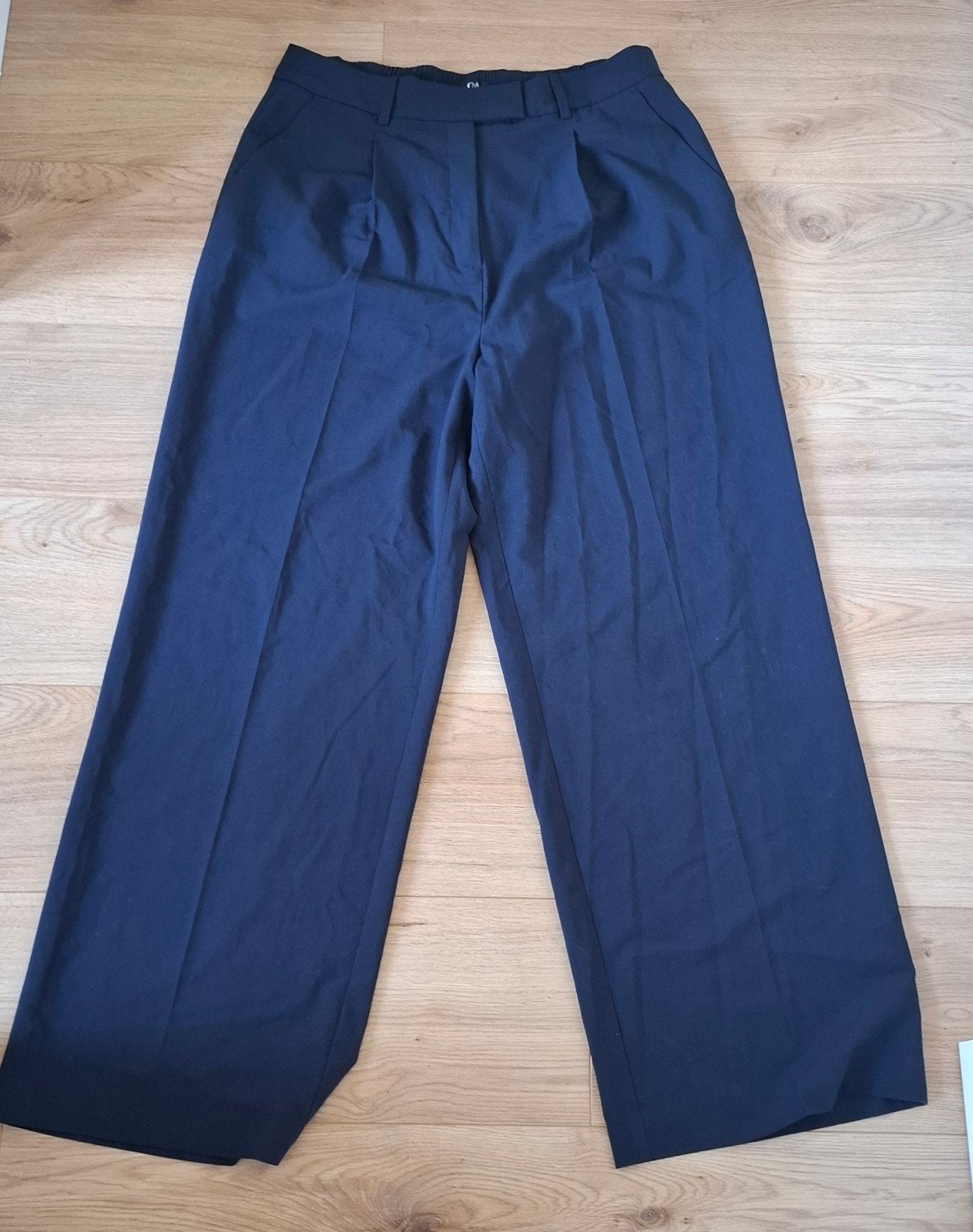 C&A Donkerblauwe wijde broek - Maat 44, Kleding | Dames, Blauw, Maat 42/44 (L), Ophalen of Verzenden, Zo goed als nieuw