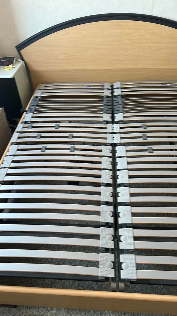 Maxiform verstelbare lattenbodems electrisch, Ophalen, Gebruikt, Tweepersoons, Bedbodem