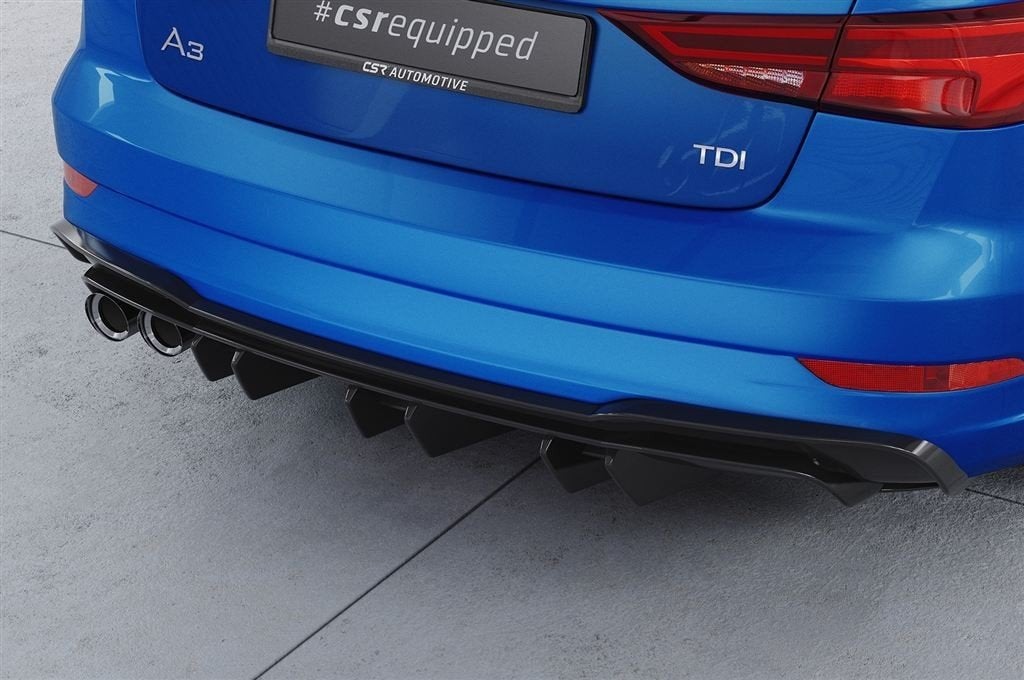 Rear Diffuser Geschikt Voor Audi A3 8V S-Line Limo / Cabrio, Verzenden, Automotive Parts, A.parts@hotmail.nl, Trasmolenlaan 12 3447 GZ Woerden
