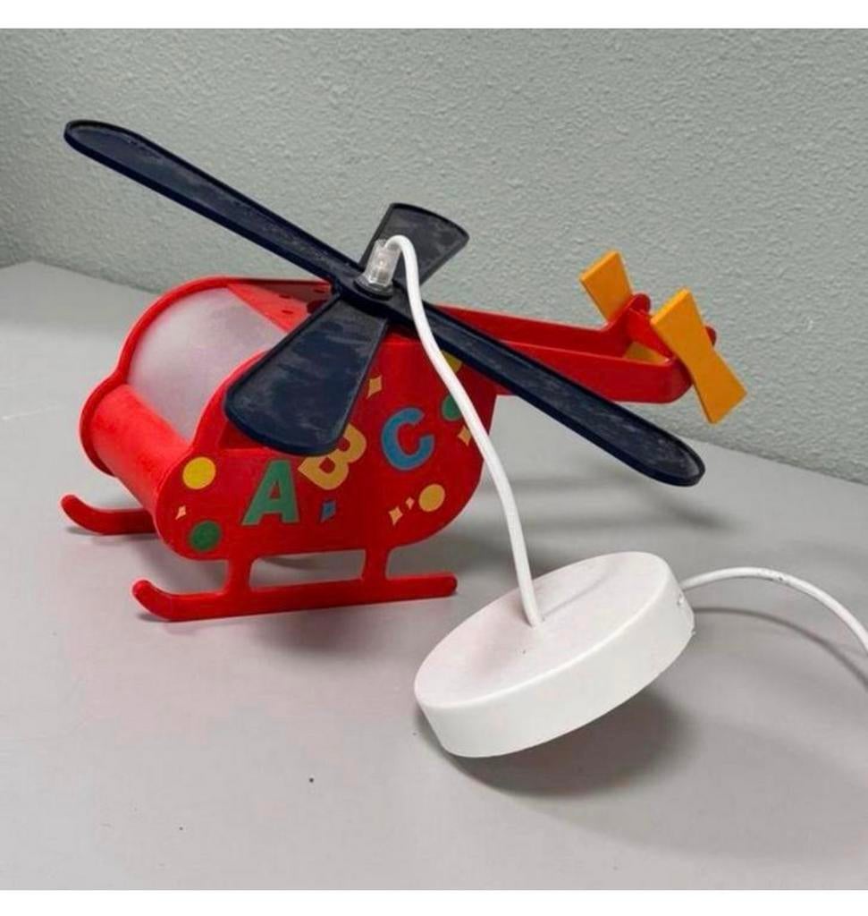 Helikopter lamp Kinderkamer - Helicopter hanglamp kind baby, Ophalen of Verzenden, Zo goed als nieuw, H, H