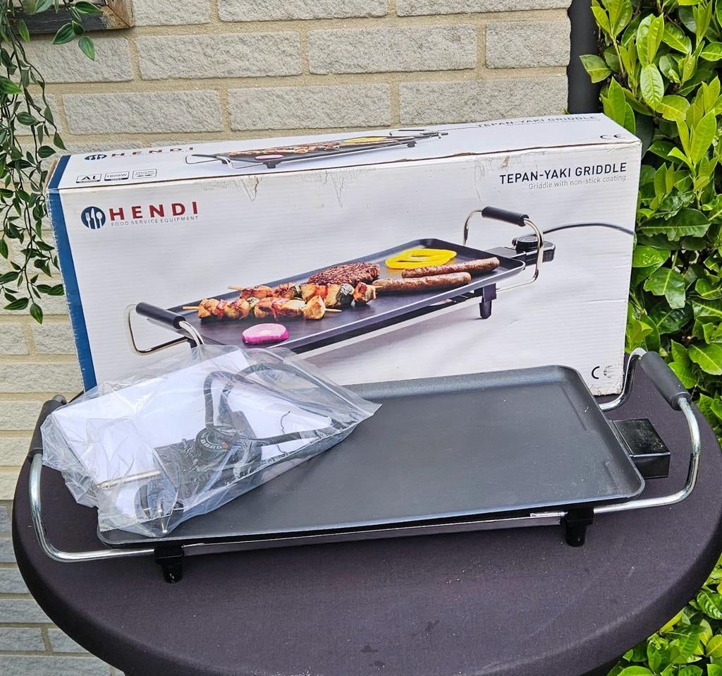 Hendi Teppanyaki Grillplaat - Gourmetten en Grillen, Ophalen