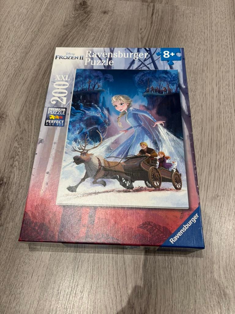 Disney frozen puzzel 200 stukjes, Ophalen of Verzenden, Meer dan 50 stukjes, Zo goed als nieuw, 6 jaar of ouder