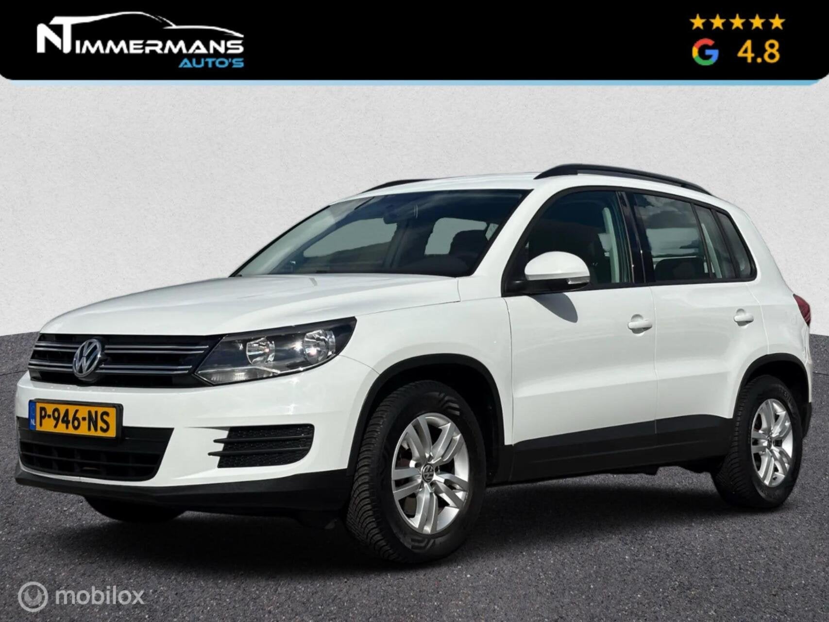 Volkswagen Tiguan 1.4 TSI|TREKHAAK|AIRCO|GOED ONDERHOUDEN|BL, Voorwielaandrijving, 125 pk, Gebruikt, Euro 6