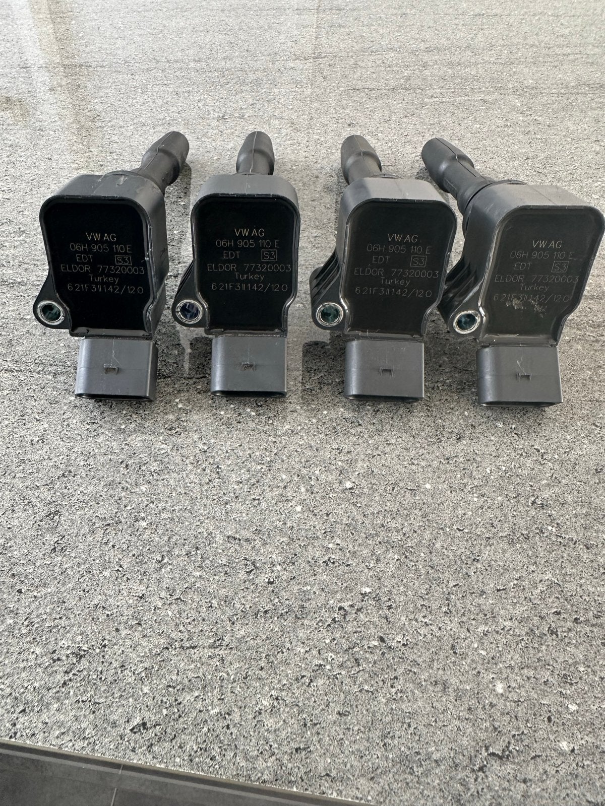 Origineel  VAG Bobines - Set van 4 stuks voor 50€, Auto-onderdelen, Motor en Toebehoren, Ophalen of Verzenden, Gebruikt, Volkswagen