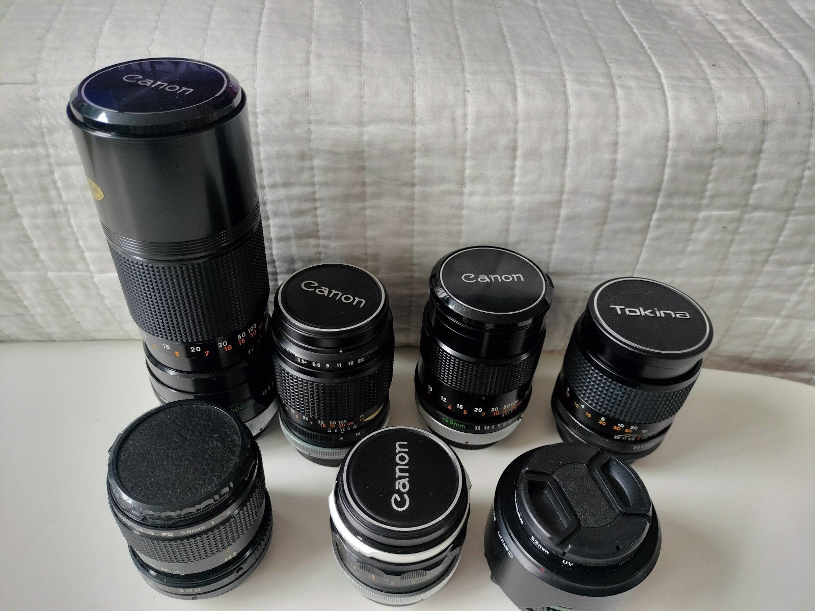 Canon FD FL lenzen 28mm 50mm 135mm 100-200mm 1.8 2.8 3.5, Ophalen of Verzenden