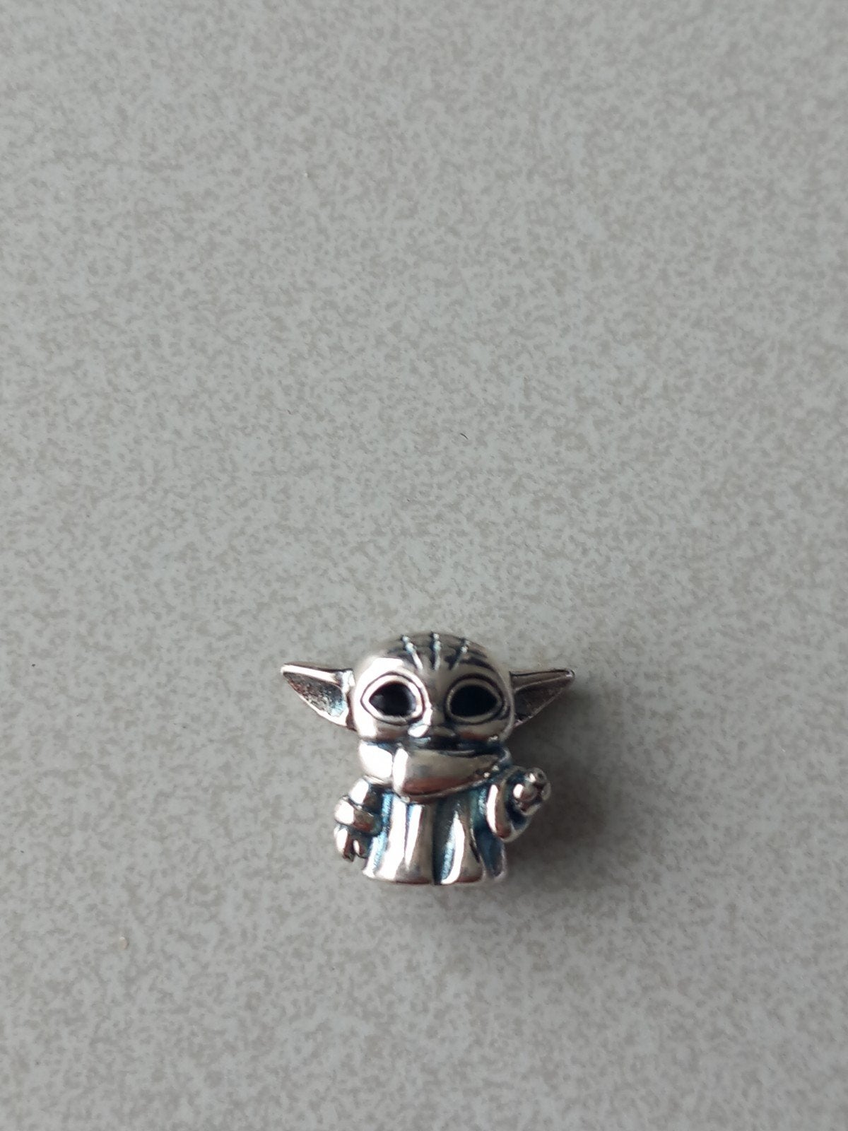 Pandora Zilveren Baby Yoda Bedel, Gebruikt, Pandora, Ophalen of Verzenden, 1 bedel