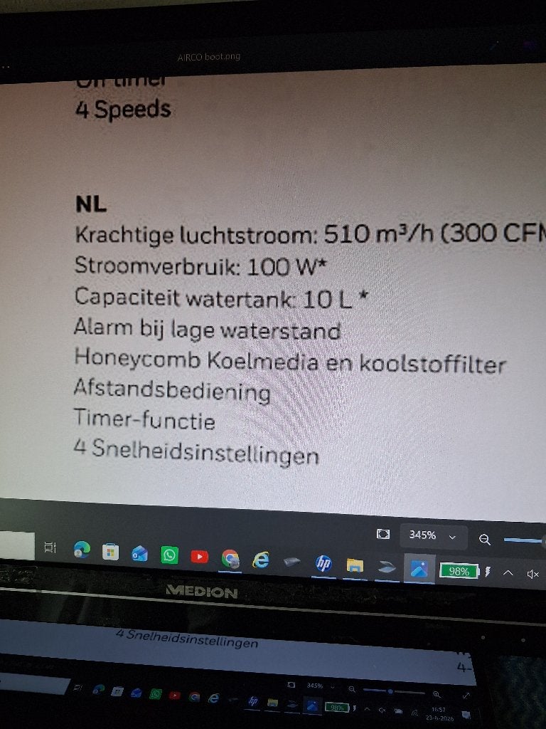 airco, Witgoed en Apparatuur, Airco's, Nieuw, Mobiele airco, Minder dan 60 m³, 3 snelheden of meer, Afstandsbediening, Ophalen of Verzenden