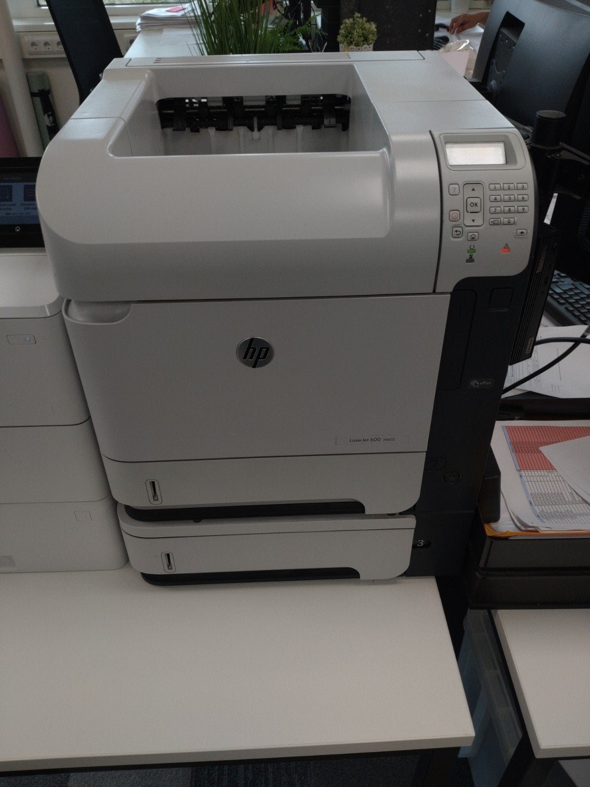 2x HP LaserJet 600 M602 printers, Computers en Software, Ophalen, Gebruikt, Laserprinter