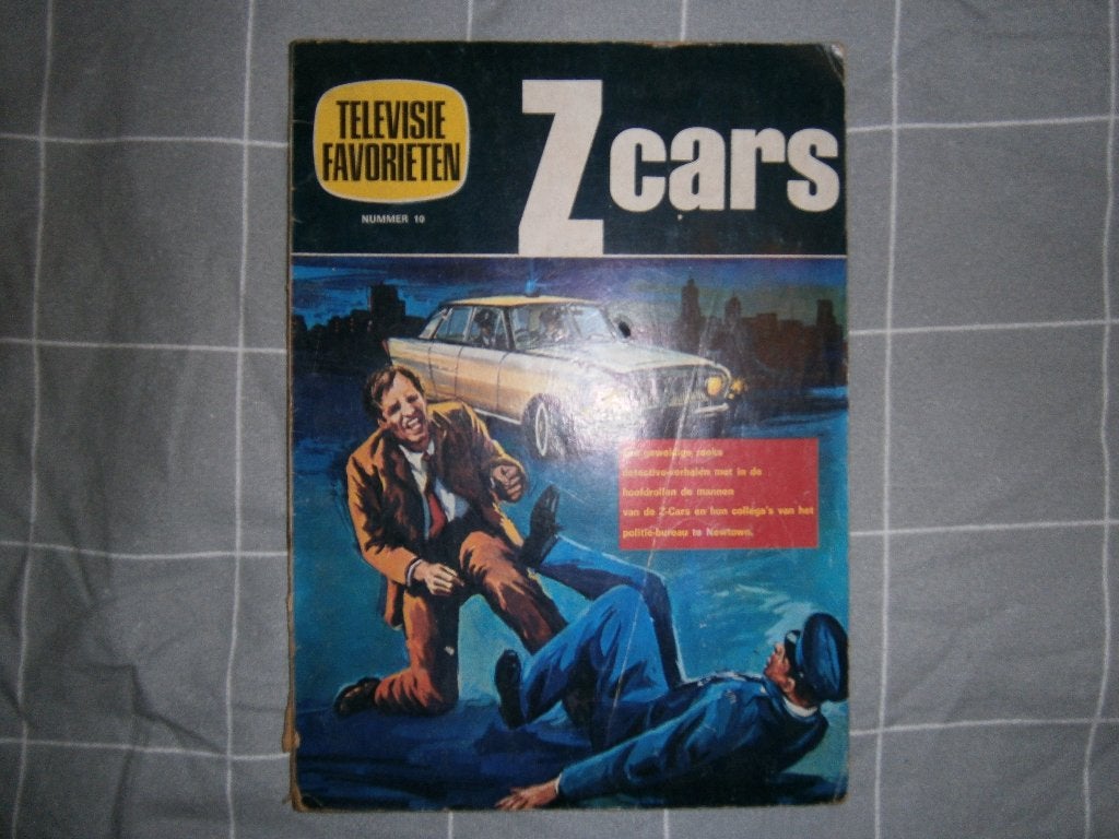 Televisie Favorieten nr. 10 – Z Cars (1965) Kleur, Compleet, Eén stripboek, Studio‑productie, Ophalen, Gelezen