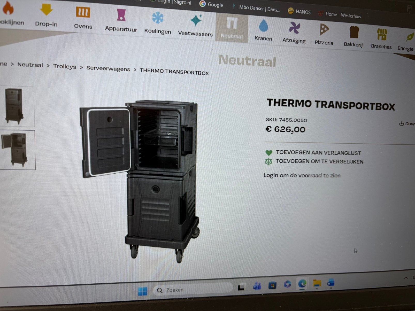 CombiSteel Thermo Transportbox - Warm en Koud, Ophalen, Nieuw in verpakking, Transport en Opslag