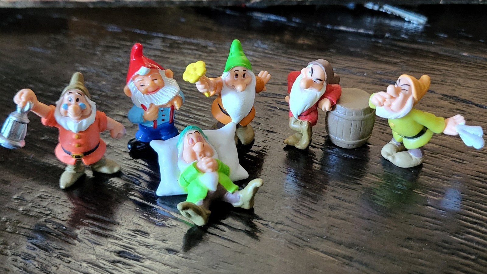 gargamel en azraël ,smurf , heks ,kabouters sneeuwwitje, Ophalen of Verzenden, Zo goed als nieuw