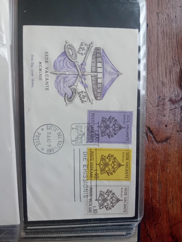 Vaticaan Sede Vacante MCMXLIII First Day Cover, Ophalen of Verzenden, Brief
