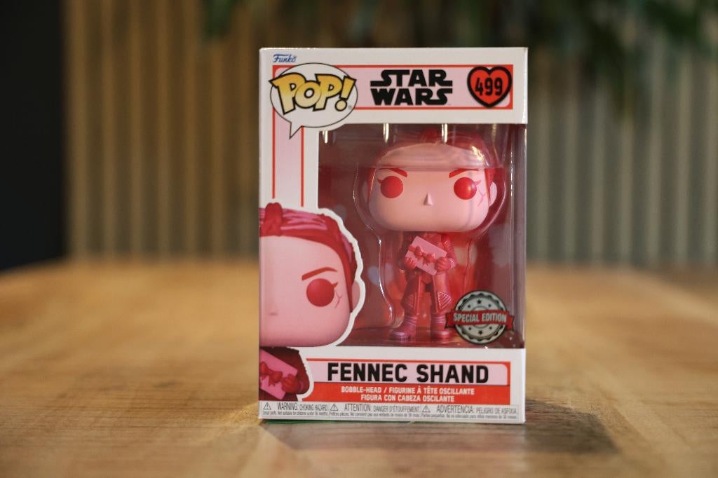 Funko Pop! Star Wars: Valentine - Fennec Shand #499 (Special, Ophalen of Verzenden, Nieuw