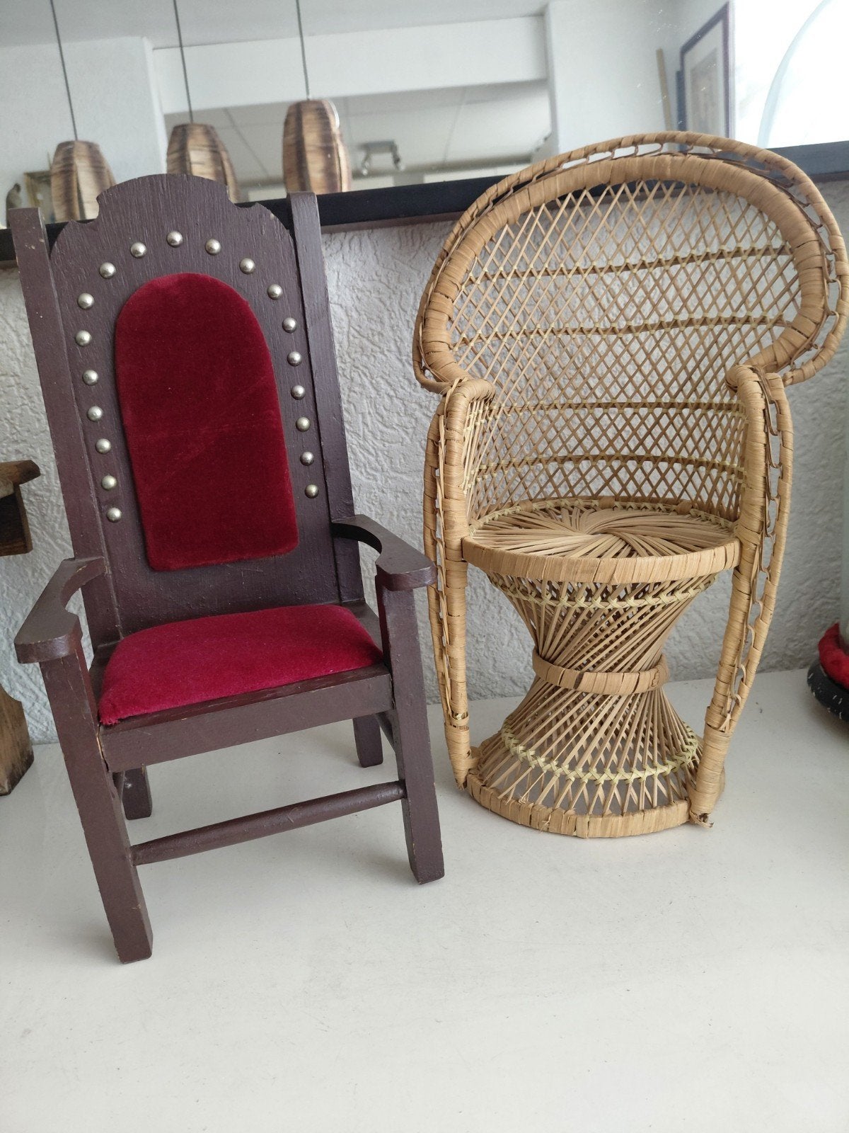 2 poppenstoelen, Ophalen of Verzenden, Pop