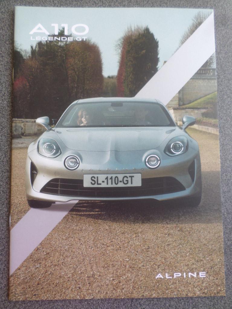 Renault Alpine A110 Edition GT Brochure, Ophalen of Verzenden, Zo goed als nieuw, Renault