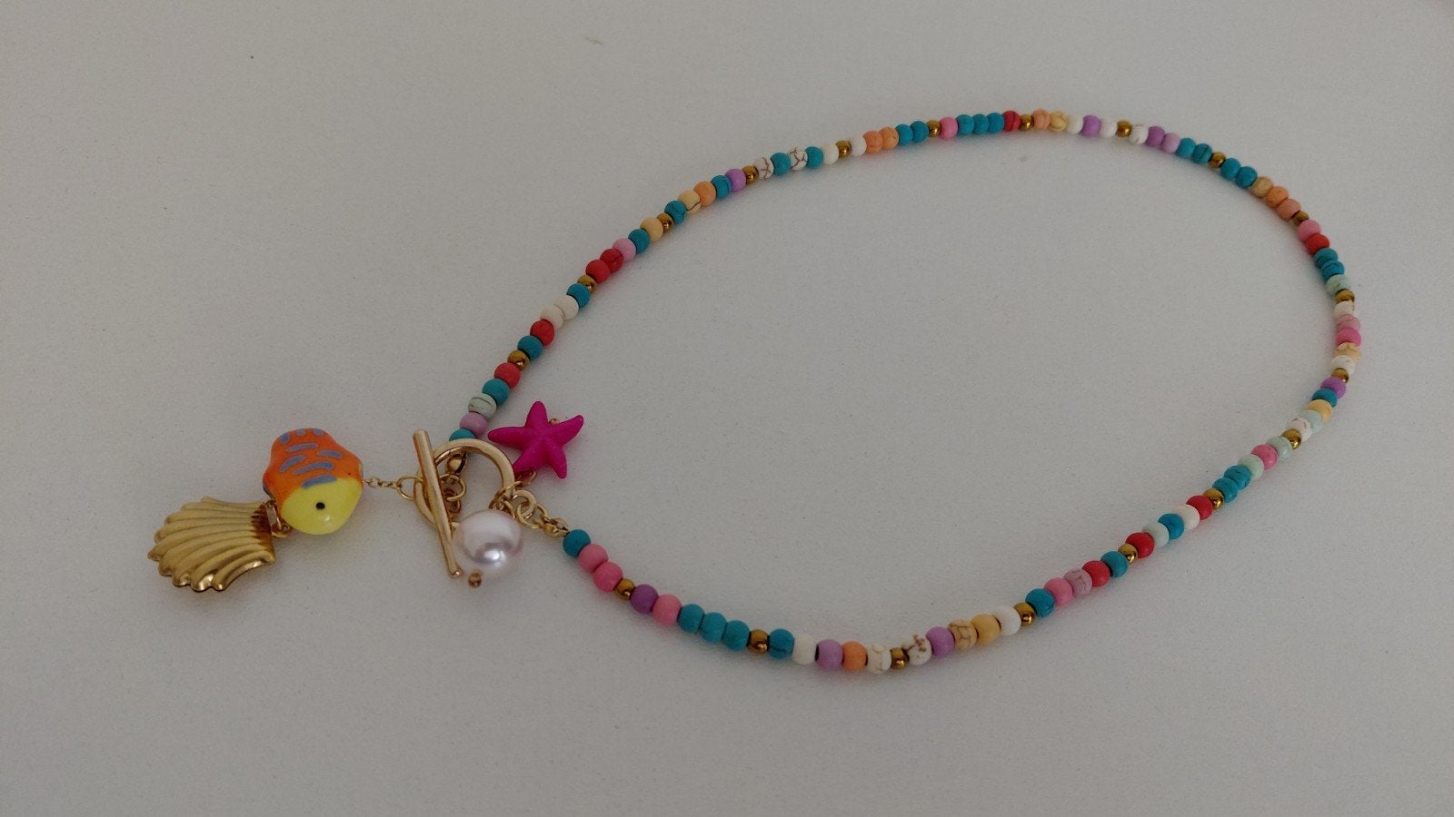 Vissen ketting, Ophalen of Verzenden, Overige materialen