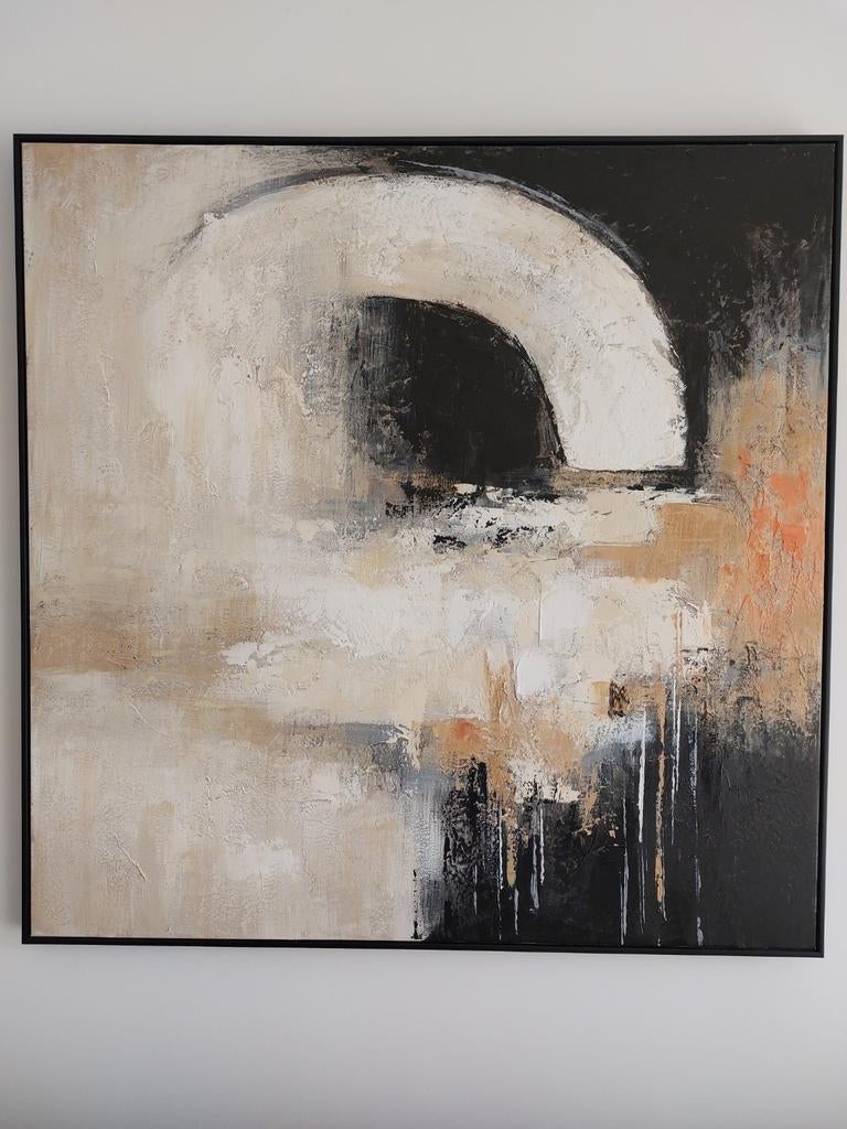 Abstracte, moderne olieverfschilderijen, Ophalen
