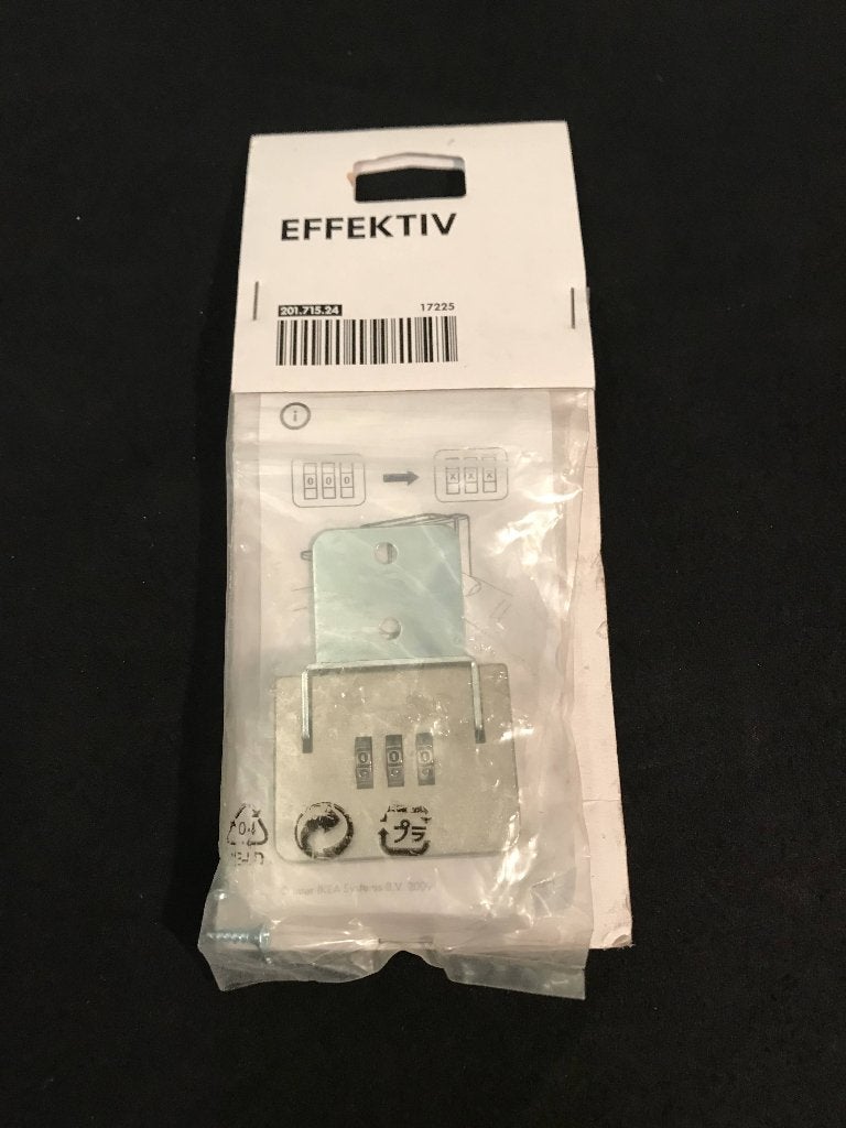 Cijferslot Ikea Effectiv, Ophalen of Verzenden, Nieuw