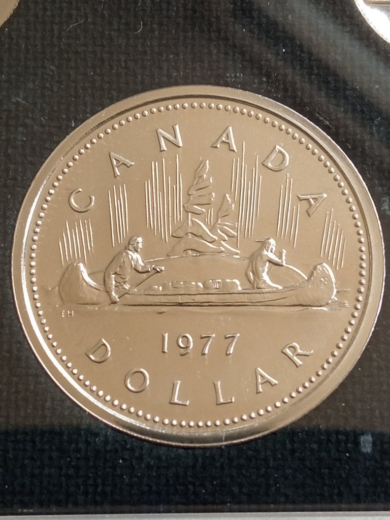 Canada 1 dollar 1977., Ophalen of Verzenden, Noord-Amerika, Losse munt