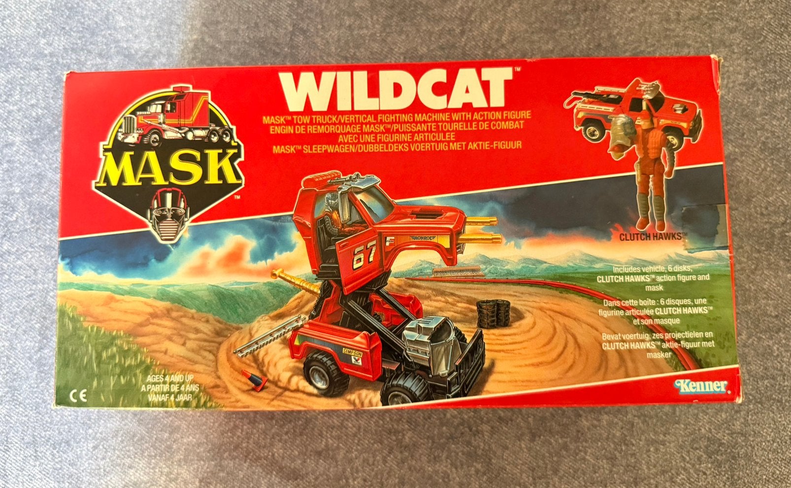 M.A.S.K. Kenner Wildcat compleet, Verzenden, Gebruikt
