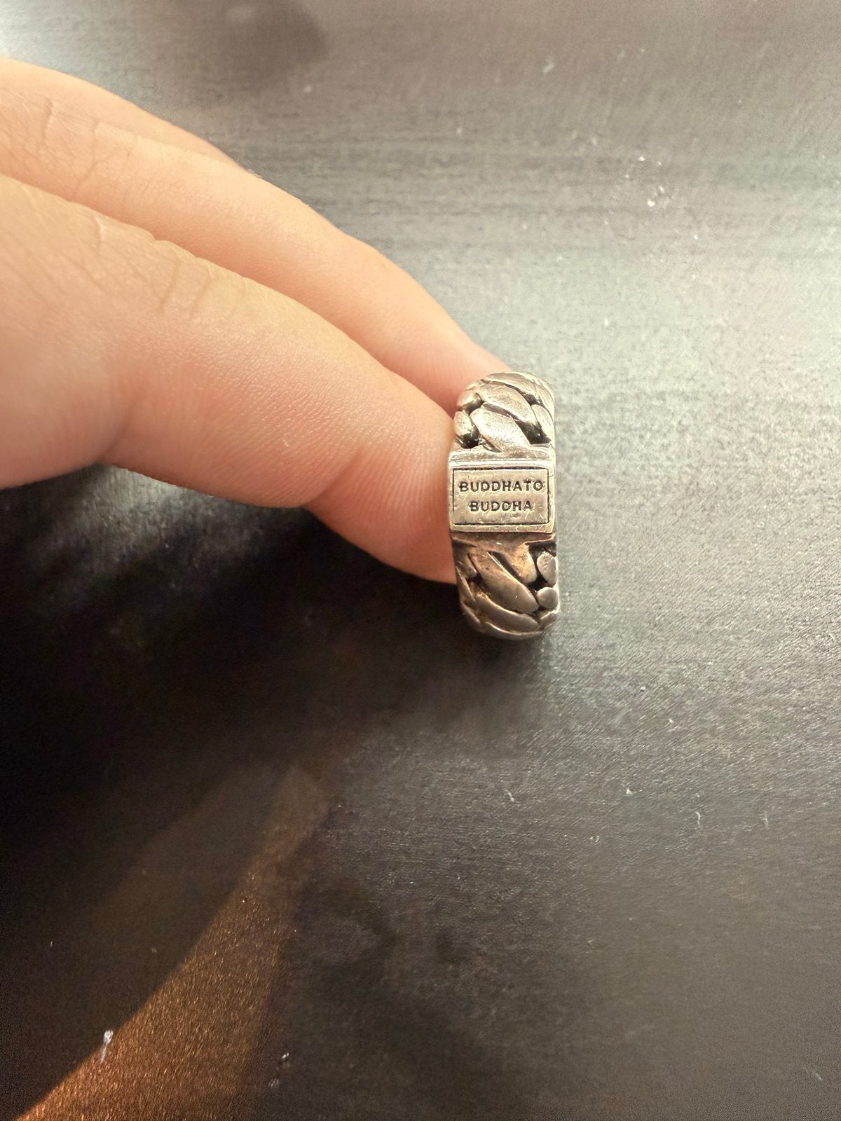 Buddha to Buddha Ben Small Ring - Zilveren Ring maat 17, Gebruikt, Ophalen of Verzenden, 17 tot 18, Dame of Heer