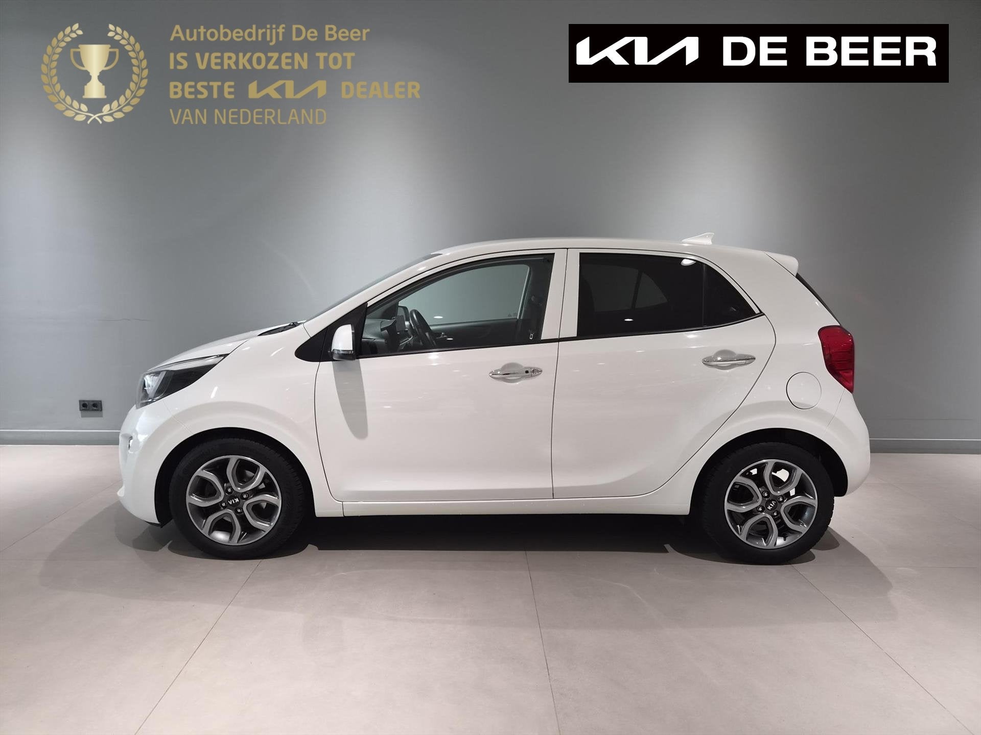 KIA Picanto 1.0 DPi 67pk 4-zits DynamicPlusLine Navi/ Clima/, Stof, Gebruikt, 4 stoelen, Xenon verlichting