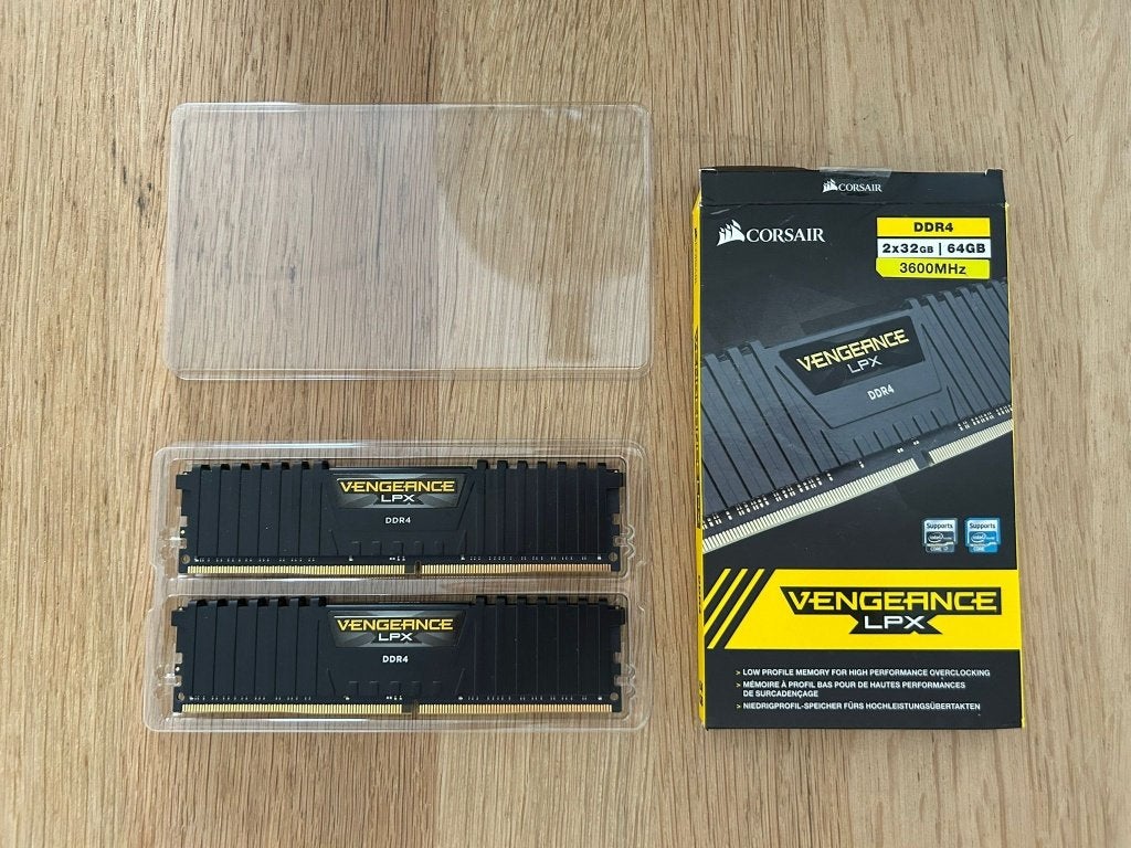 Corsair Vengeance LPX 2x32GB (64GB) 3600MHz RAM, DDR4, Ophalen of Verzenden, Zo goed als nieuw, Desktop