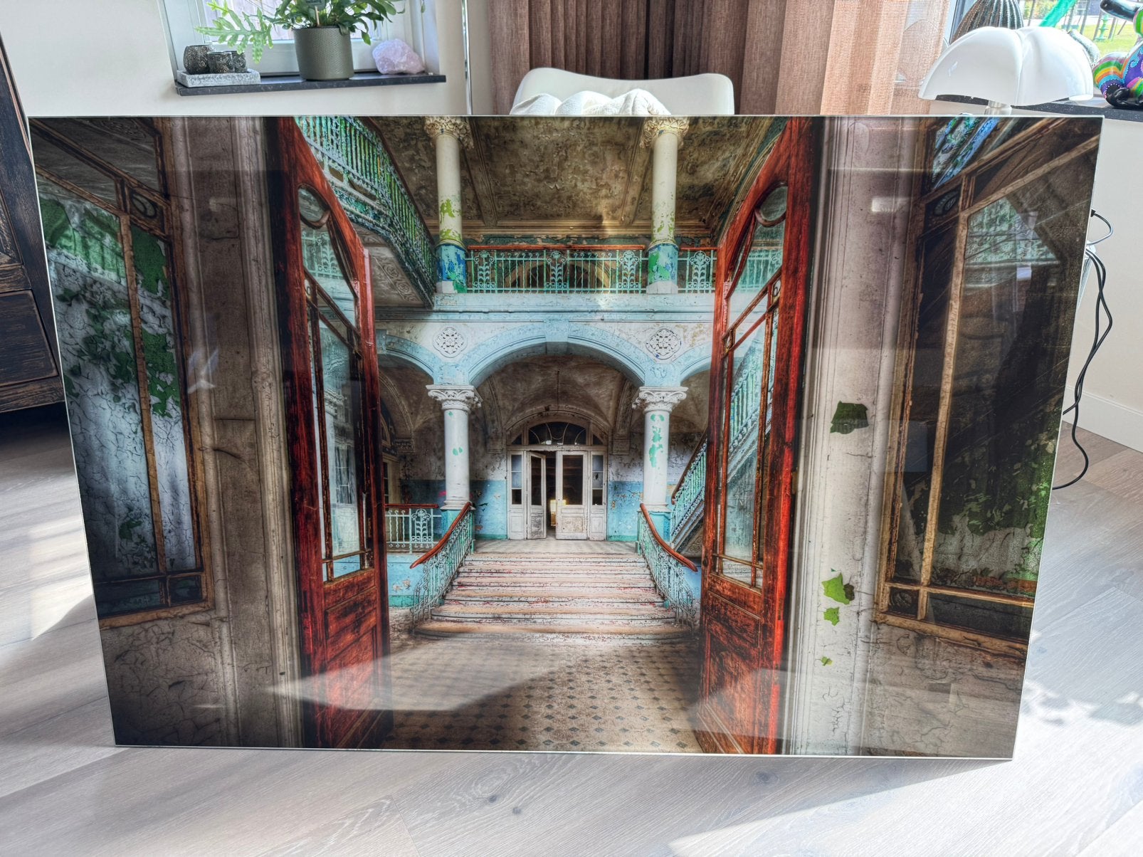 Prachtige muur decoratie, Ophalen