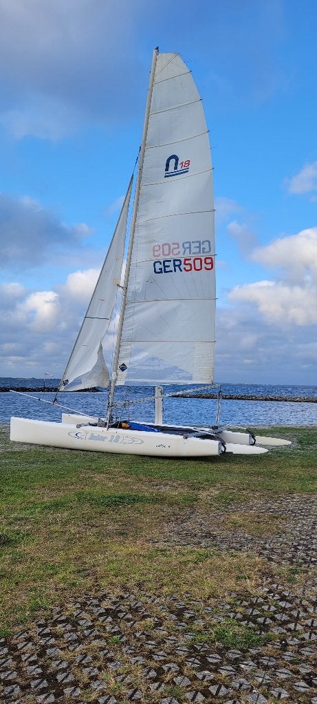 NACRA INTER18 Cat 1997 + ligplaats Den Osse Grevelingenmeer, Watersport en Boten, Ophalen, Nacra