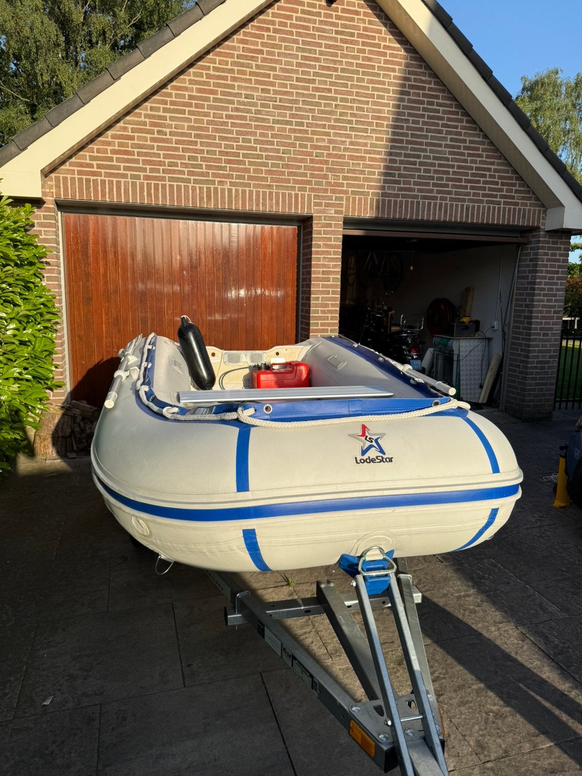 Lodestar nsa 300, yamaha motor 5pk, exclusief trailer, Ophalen, Zo goed als nieuw, Motor en Techniek, Motorboot