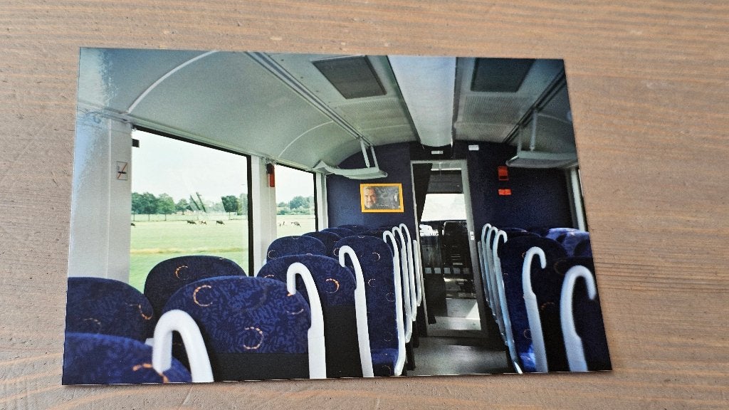 Foto TREIN Syntus Interieur Lint, Verzamelen, Verzenden, Gebruikt, Trein, Overige typen