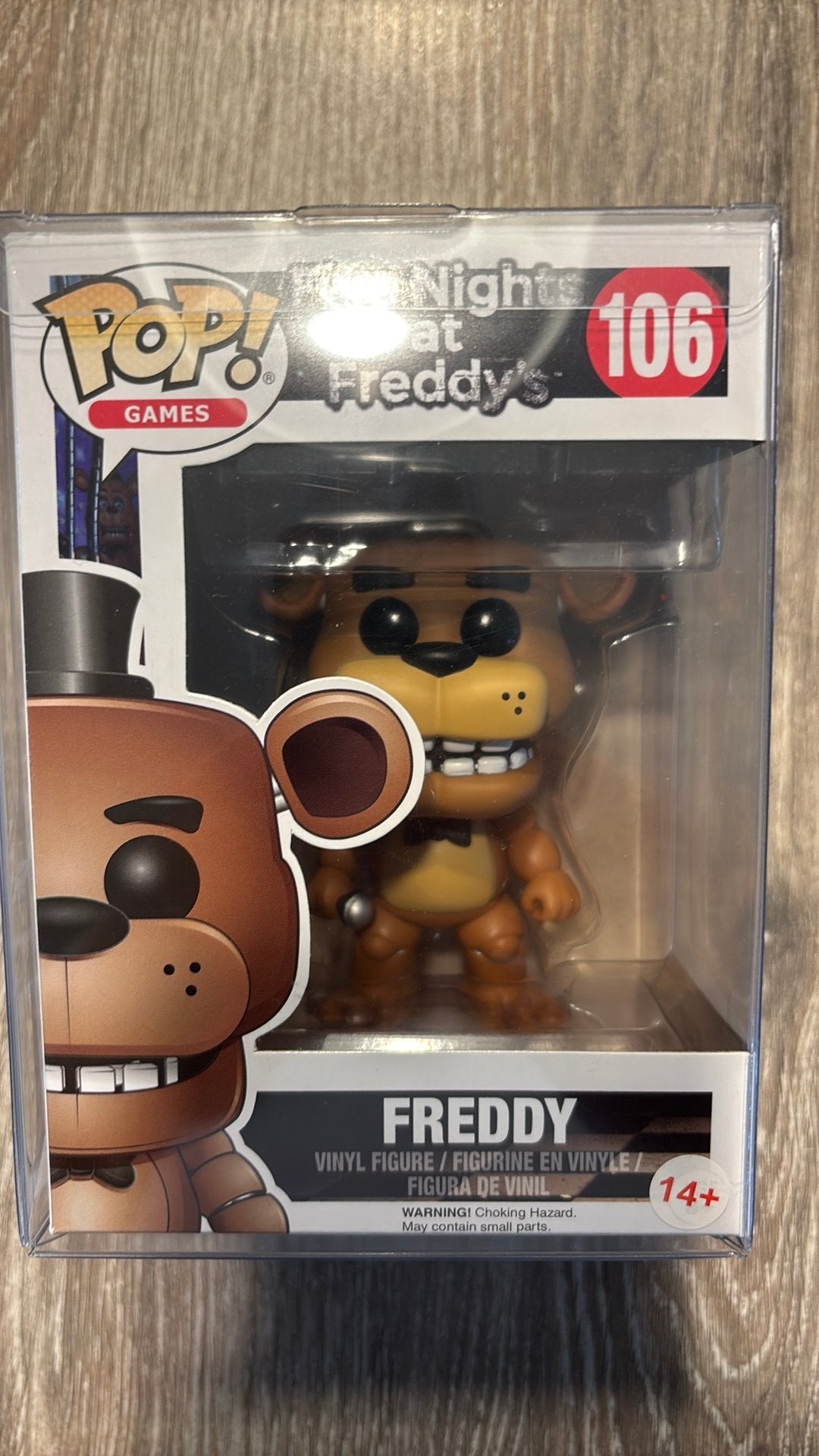 Funko - 106 - FNAF - Freddy - hardsleeve, Ophalen of Verzenden, Zo goed als nieuw