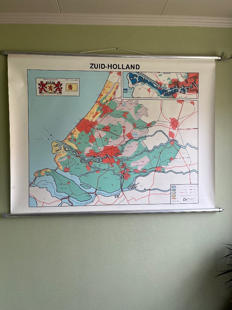 Schoolplaat Zuid Holland, Ophalen, Aardrijkskunde