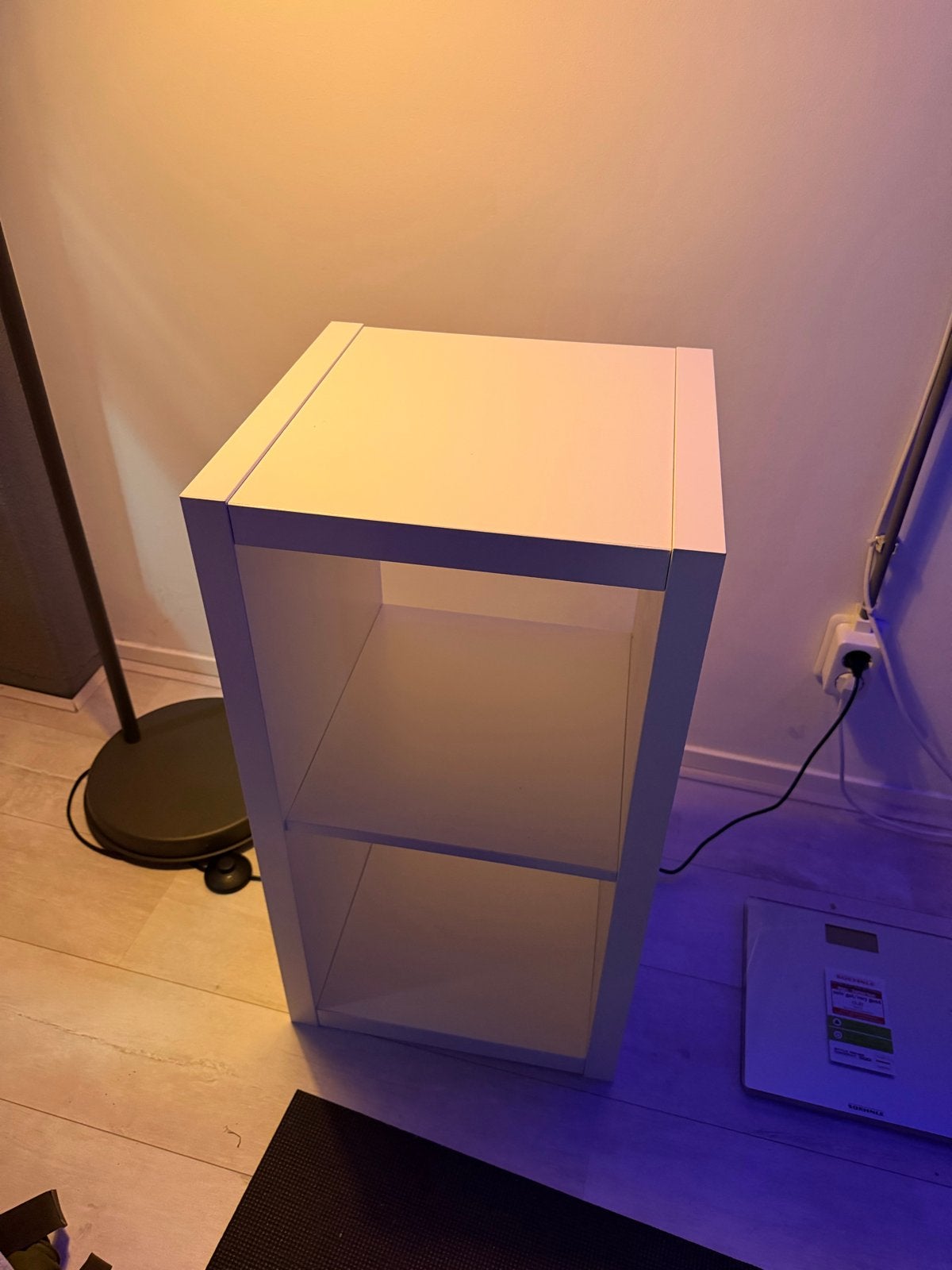 2x IKEA Kallax Kast met 2 Vakjes - Wit, Ophalen, Zo goed als nieuw