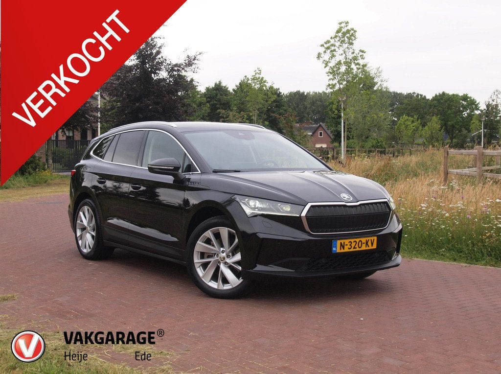 Skoda Enyaq iV 80 | Camera | Trekhaak | Warmtepomp | Matrix-, Auto's, Skoda, Achterwielaandrijving, Gebruikt, 544 km, 80 kWh