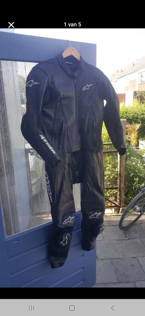 alpinestars combi pak maat 50, Motoren, Ophalen of Verzenden, Tweedehands, Combipak