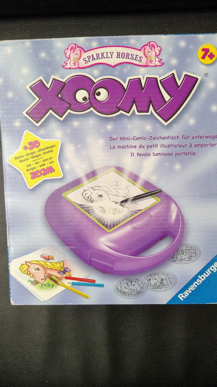 Ravensburger Xoomy Sparkly Horses Tekentafel, Ophalen, Zo goed als nieuw, Knutselen, Met licht