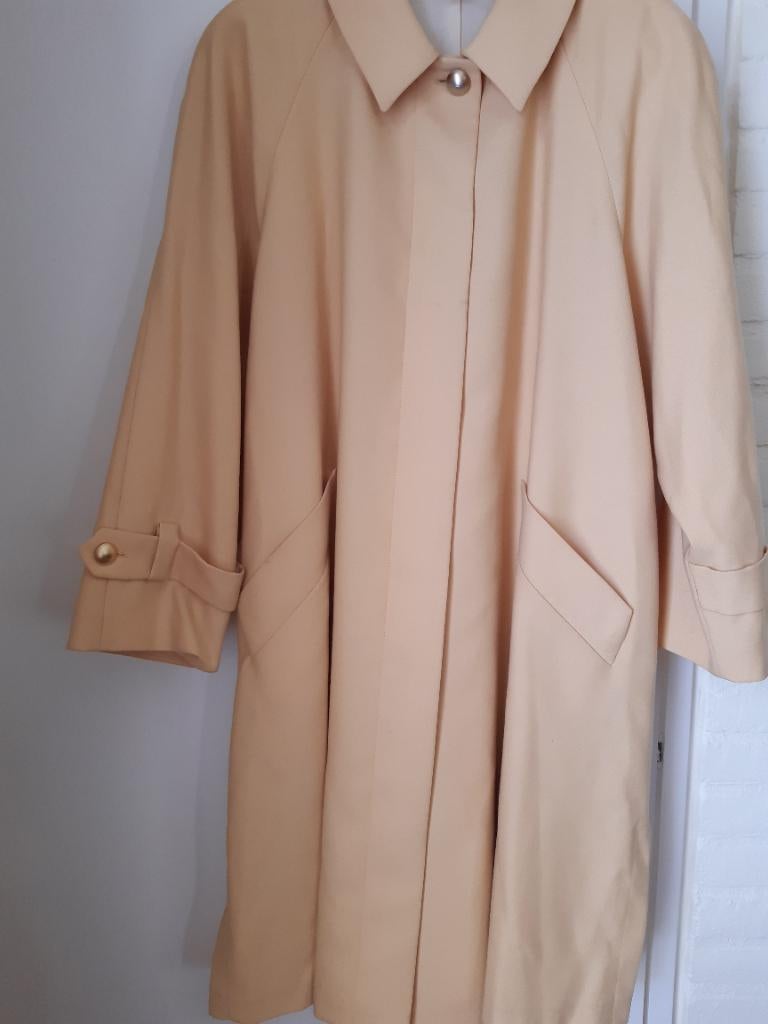 Vintage gele jas, BCBG, Geel, Maat 42/44 (L), Ophalen of Verzenden