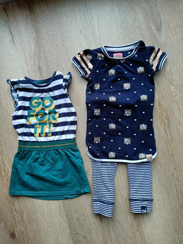 Jurkjes Z8 met legging maat 68, Ophalen of Verzenden, Gebruikt, Meisje, Jurkje of Rokje