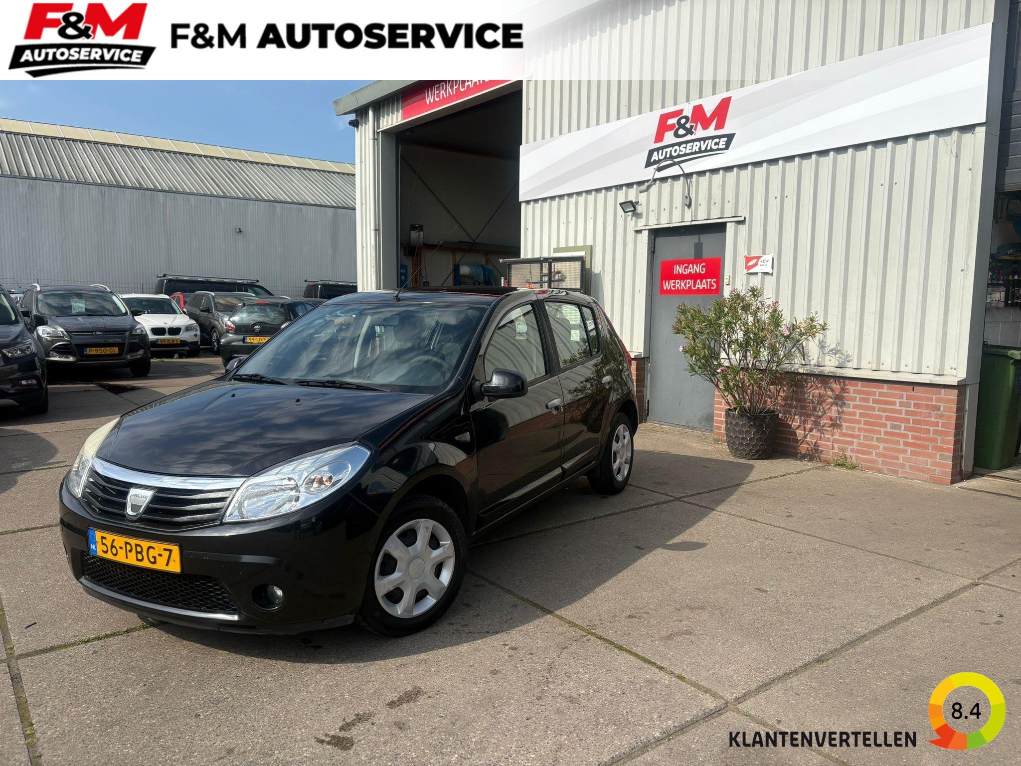 Dacia Sandero 1.2 Lauréate Airco, radio, Auto's, Voorwielaandrijving, Euro 5, Stof, Gebruikt