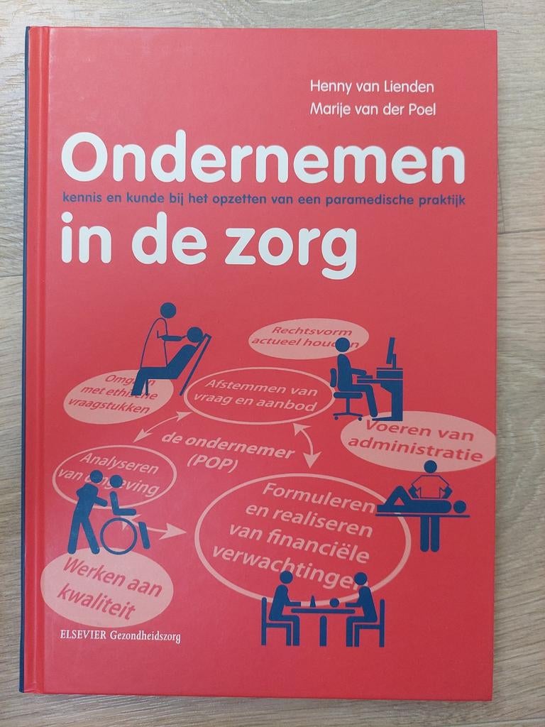 Marije van der Poel - Ondernemen in de zorg, Sociale wetenschap, Ophalen of Verzenden, Zo goed als nieuw, Marije van der Poel; Henny van Lienden