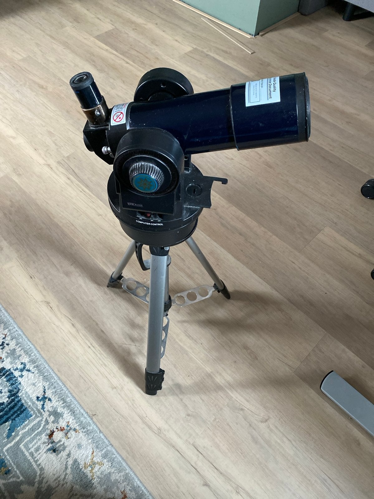 Meade ETX-70AT Telescoop met Statief, Audio, Tv en Foto, Optische apparatuur | Telescopen, Ophalen, Lenzentelescoop (refractor)