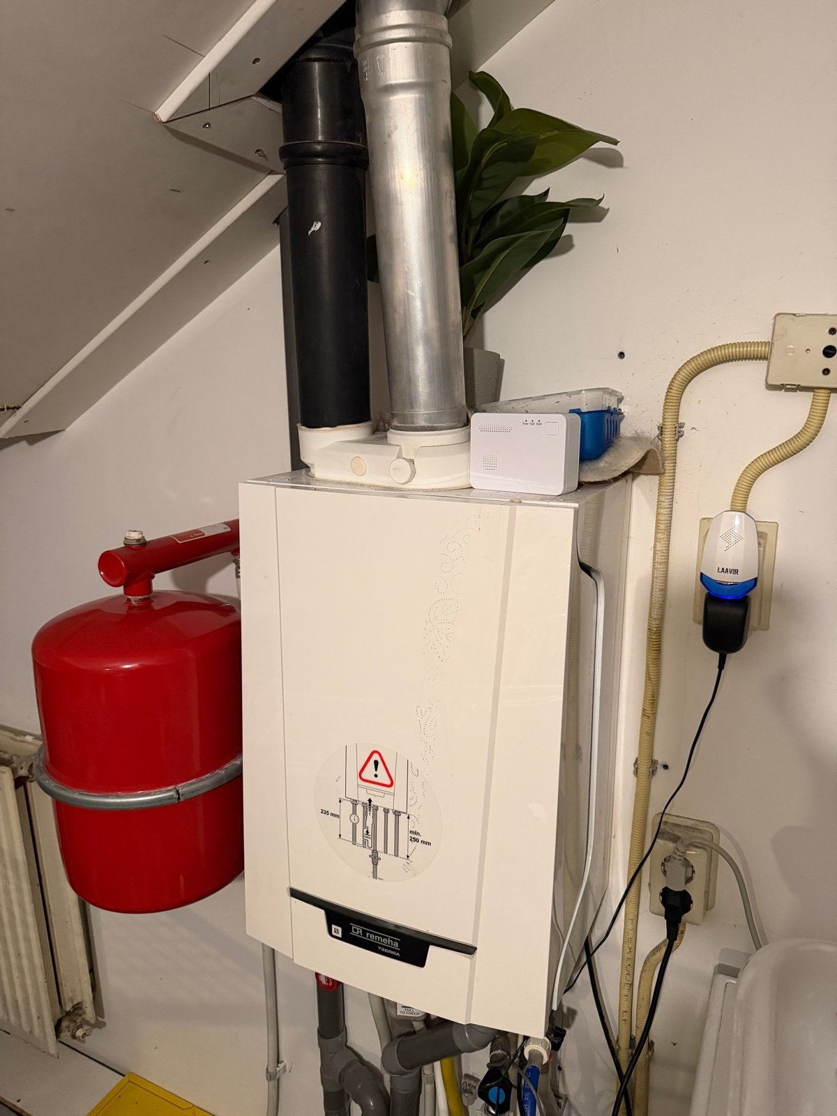 Remeha Tzerra M 39c CCS CV-ketel - uit 2014, Gebruikt, Hoog rendement (Hr), Cv-ketel of Combi-ketel, Ophalen of Verzenden