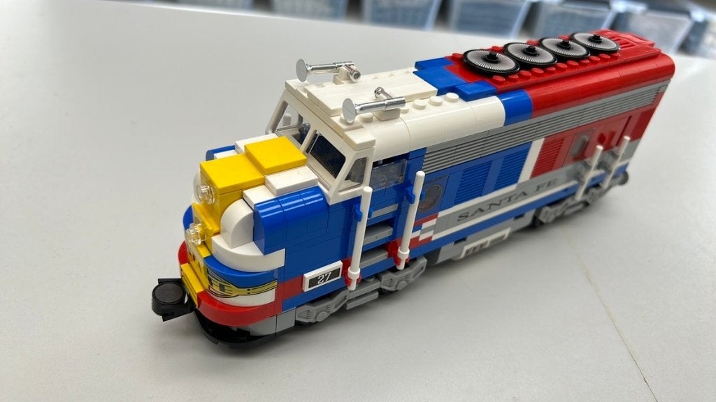 SB2383 Lego Santa Fe MOC, Kinderen en Baby's, Ophalen of Verzenden, Zo goed als nieuw