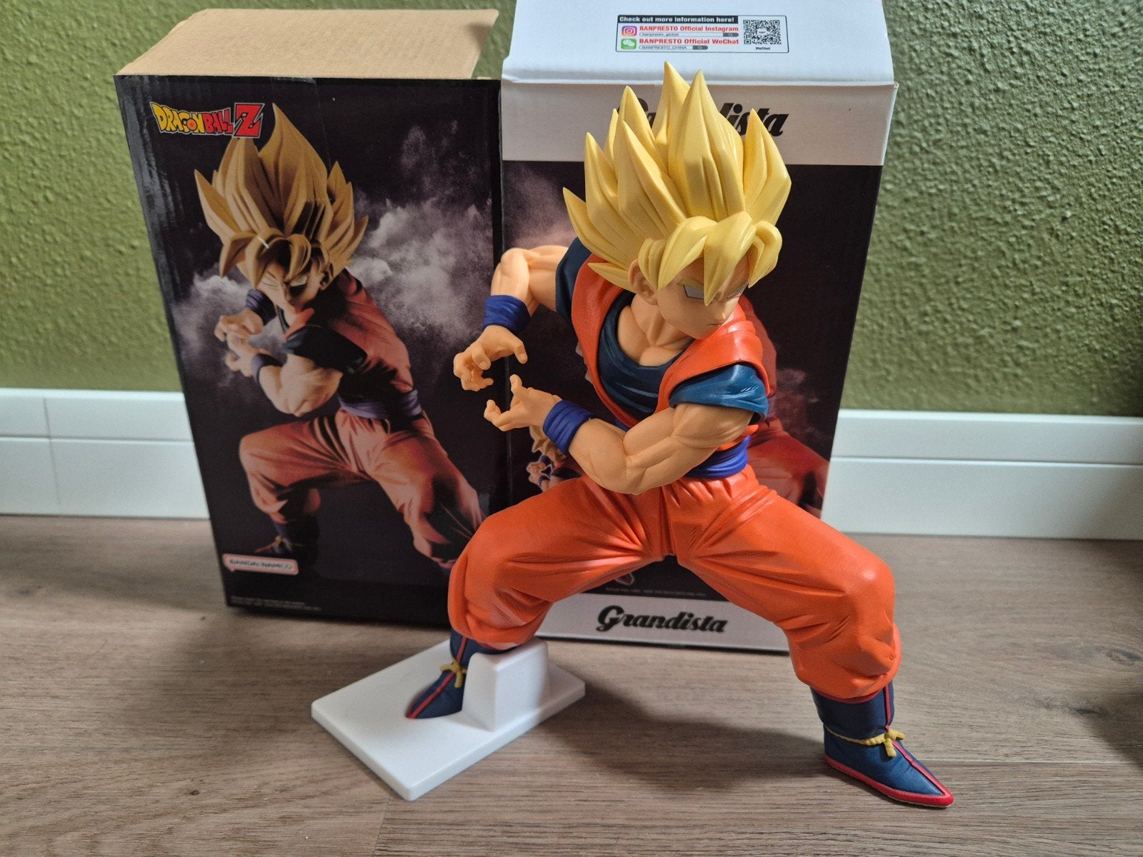 Dragon Ball Z Grandista Son Goku Super Saiyan Figuur, Ophalen of Verzenden, Zo goed als nieuw