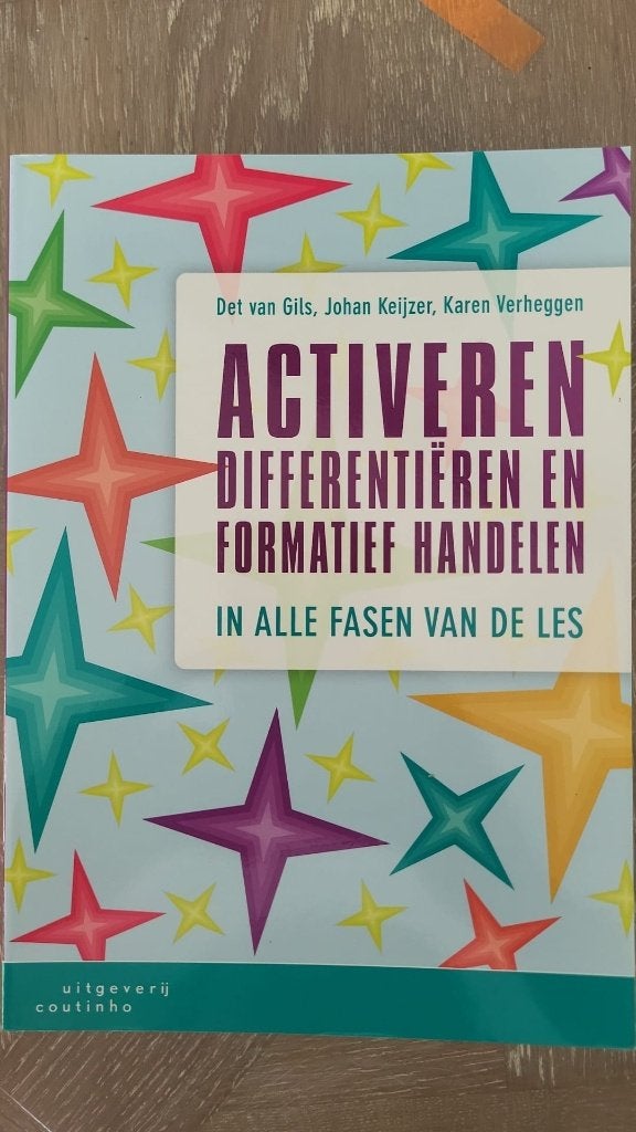 Studieboek Activeren differentiëren en formatief handelen, Boeken, Diverse auteurs, Zo goed als nieuw, Alpha, HBO