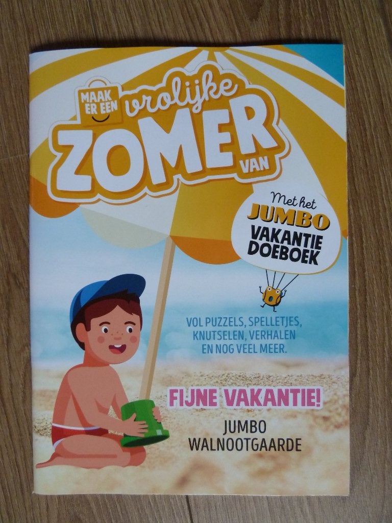 jmubo vakantieboek, Ophalen, Zo goed als nieuw