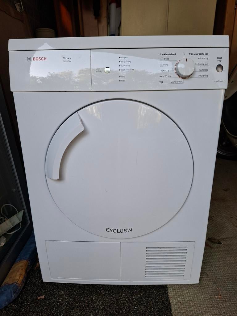 Bosch Exclusive droogtrommel met luchtafvoer, Witgoed en Apparatuur, Ophalen, 6 tot 8 kg, Gebruikt, Luchtafvoer