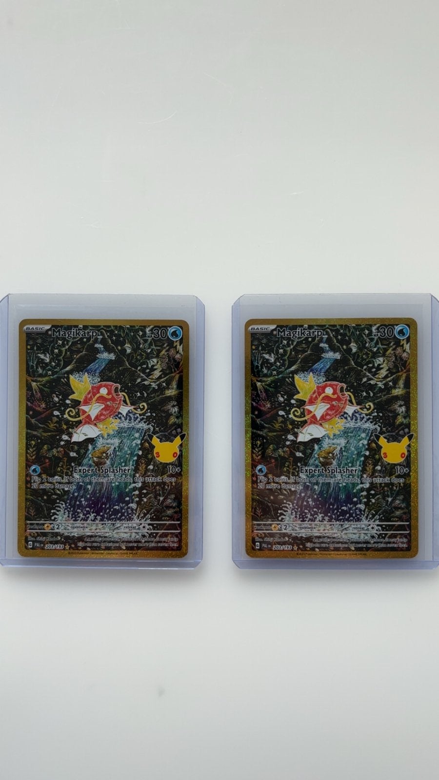 1x Magikarp Pokémon Kaart (Celebrations Classic Collection), Ophalen, Zo goed als nieuw, Losse kaart